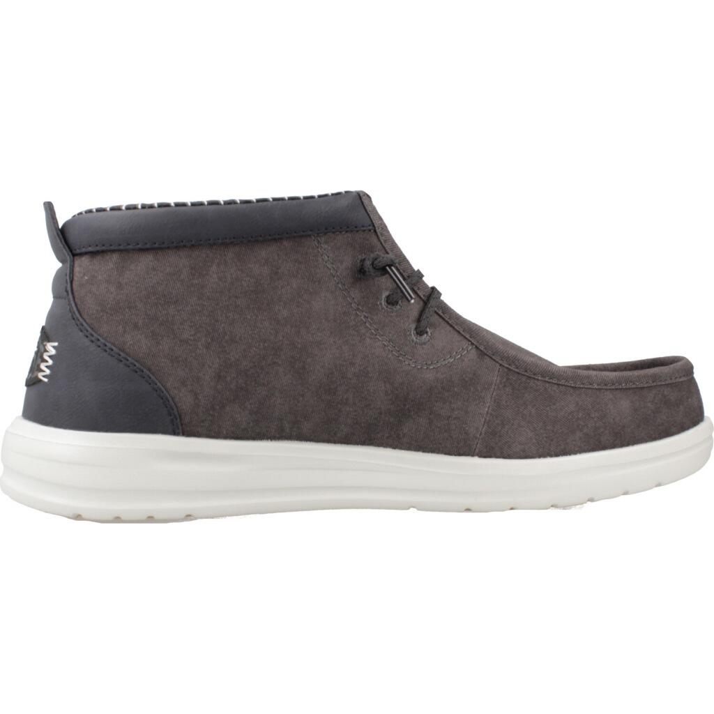 Ténis Hey Dude Modelo Wally Mid Gripr Vin Clas Cor Preto 4/5