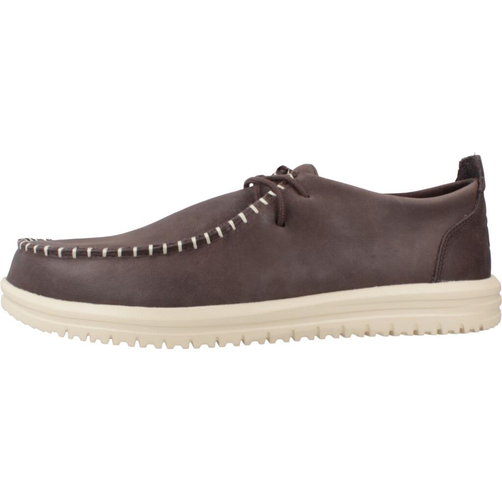 Sneakers Hey Dude Model Wally Nxt Moc Leather Kleur Bruin 2/5