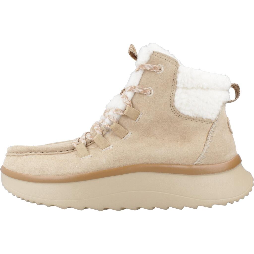 Hey Dude Model Wendy Peak Apres Suede C Kleur Lichtbruin 2/5