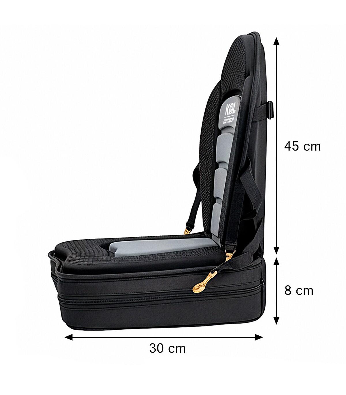 Siège kayak Comfort Plus KOL OUTDOOR – rehaussé 8 cm, mousse EVA, kayak/SUP 6/7