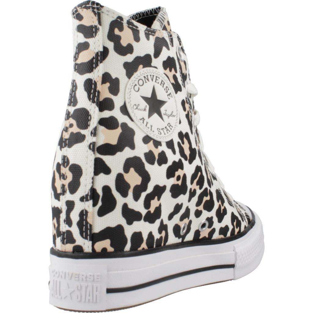 Ténis Converse Modelo Chuck Taylor All Star Wedge Platform Leopard Cor Impressão 3/5