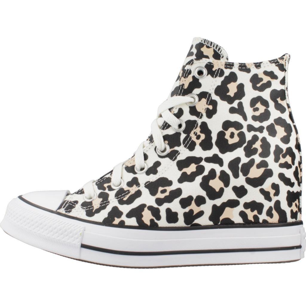 Ténis Converse Modelo Chuck Taylor All Star Wedge Platform Leopard Cor Impressão 2/5