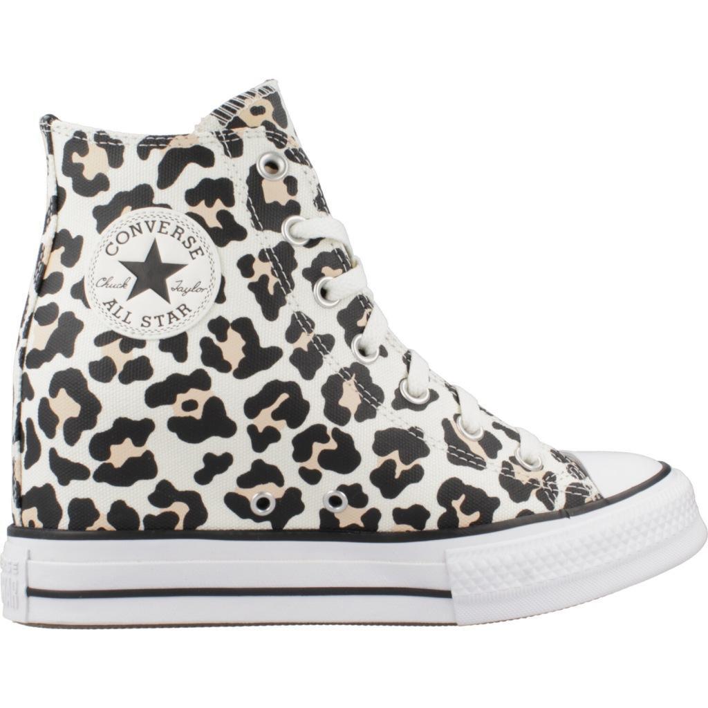 Ténis Converse Modelo Chuck Taylor All Star Wedge Platform Leopard Cor Impressão 4/5