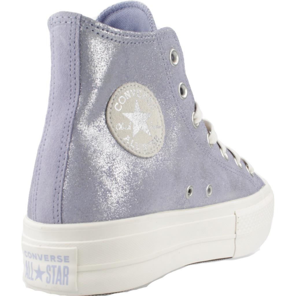 Sneakers Converse Model Chuck Taylor All Star Lift Platform Suede Shimmer Hi Kle 3/5
