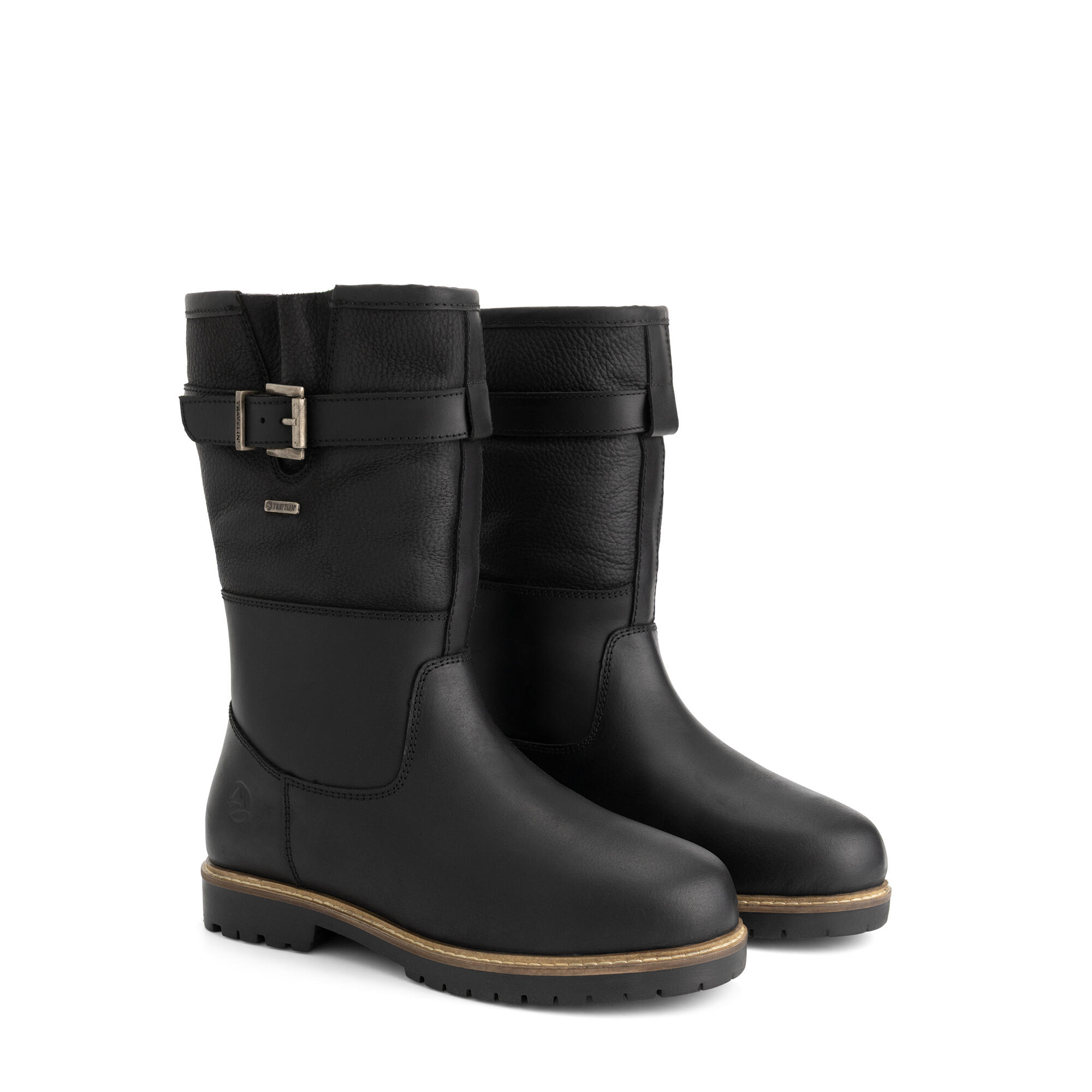 TRAVELIN' Landvik Damen - Outdoor-Stiefel - Wasserdicht - Schwarz
