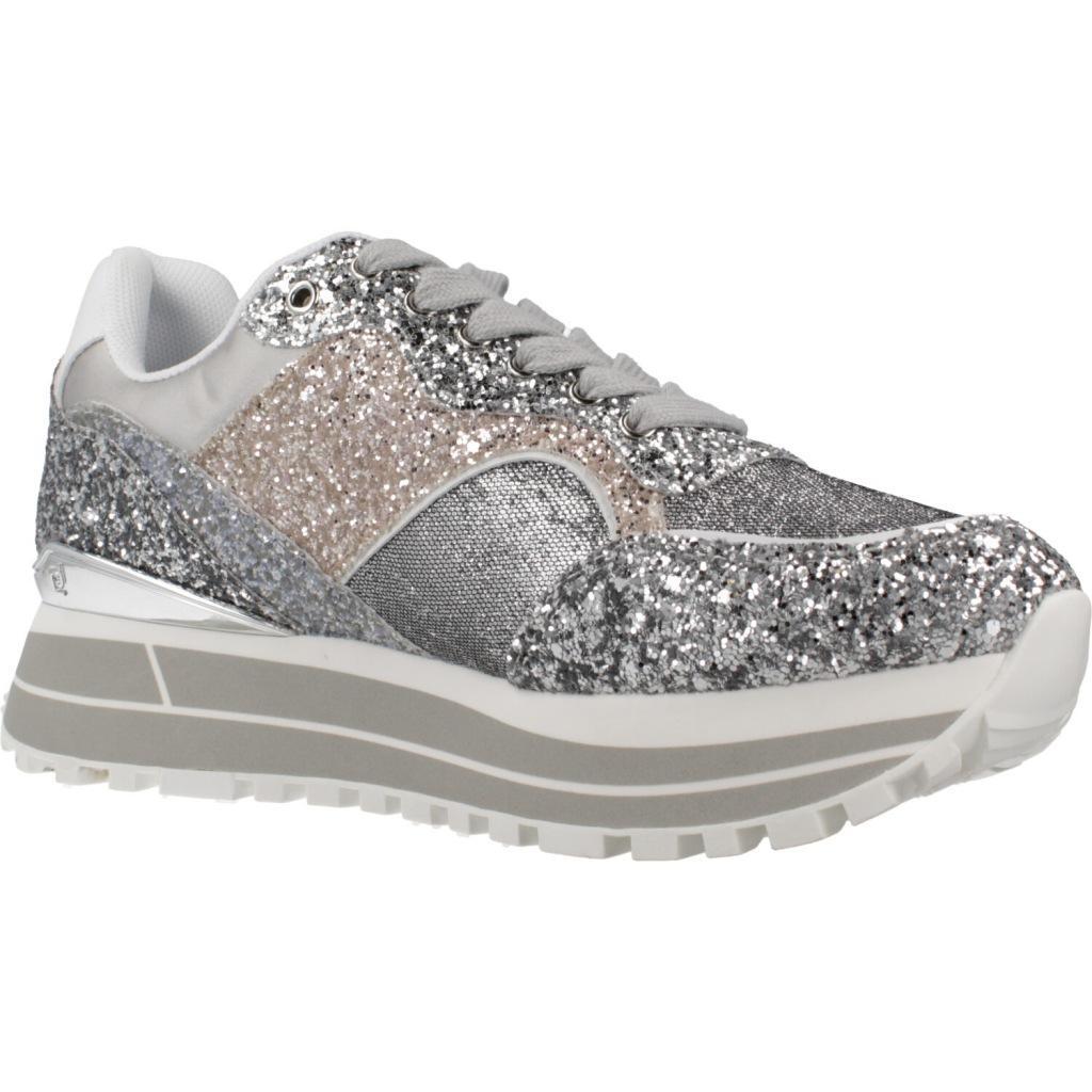 Chaussure de randonnée Baskets Femme Liujo LIU JO MAXI WONDER 73 Argent 5/5