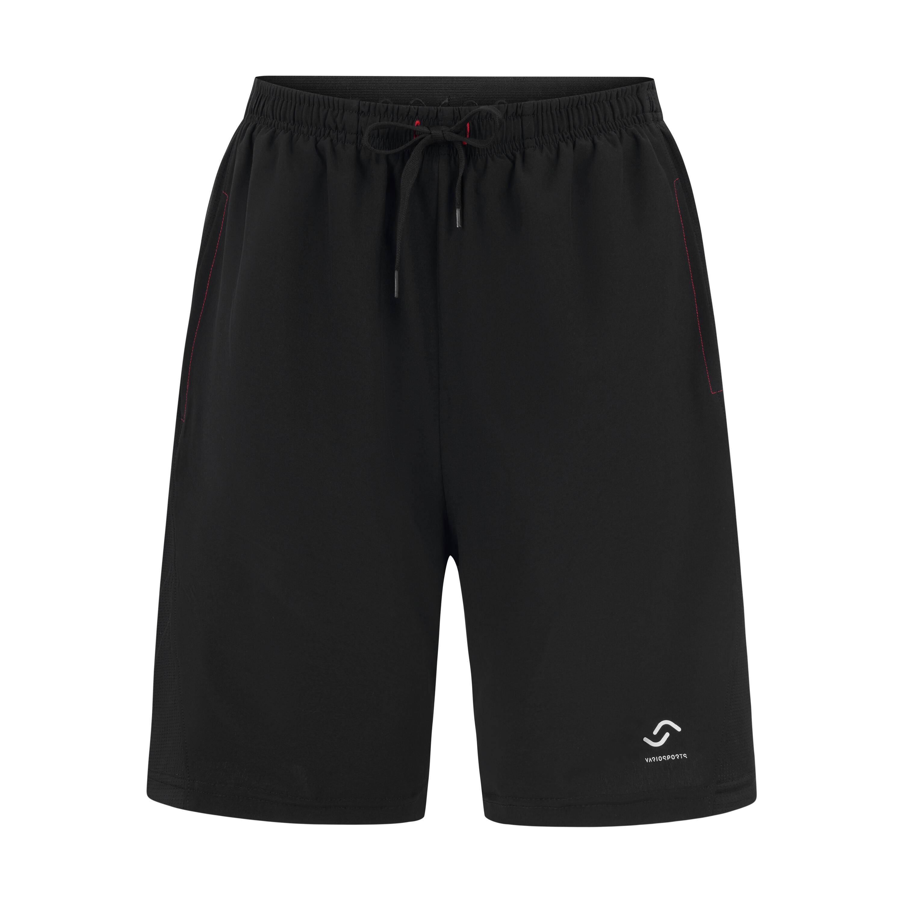 Pantaloncini da Corsa Uomo con Tasca, Fitness & Running Nero 6/7
