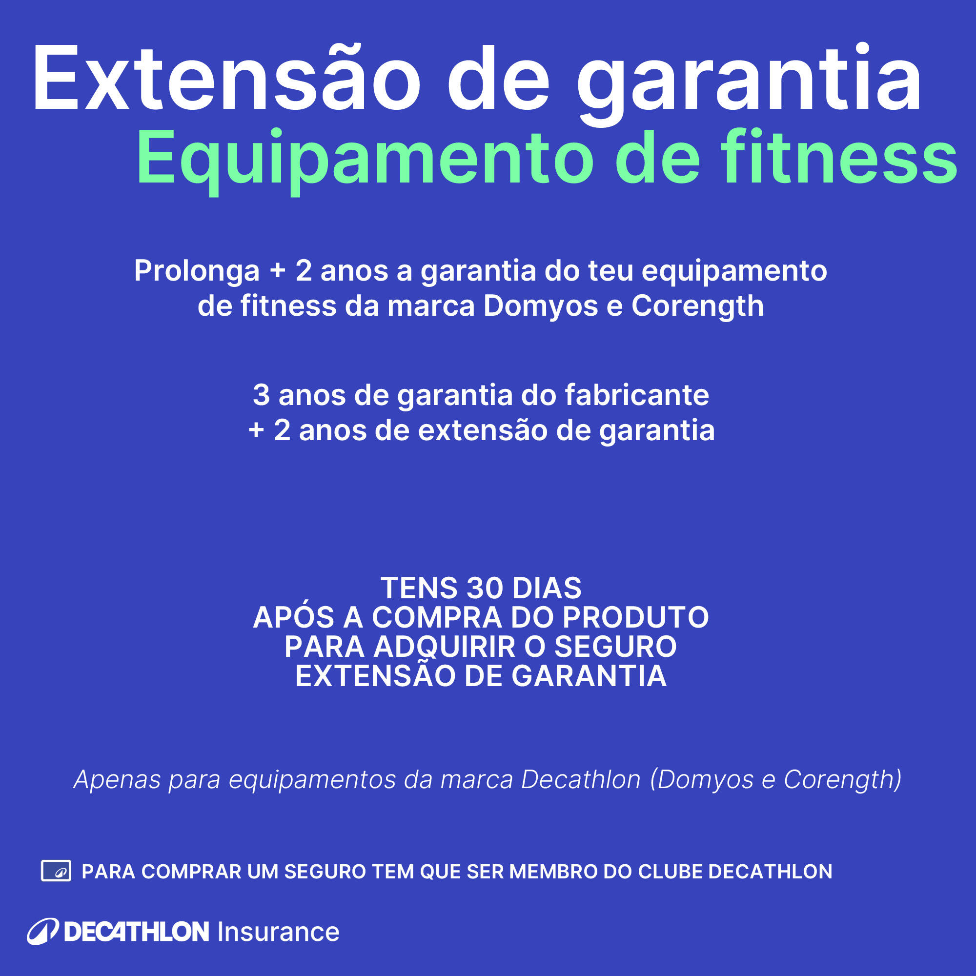 Extensão de garantia para equipamento de fitness de 400€ a 599,99€ - 2 anos 2/2