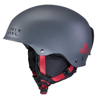 Phase pro gunmetal ski/snow helm voor heren
