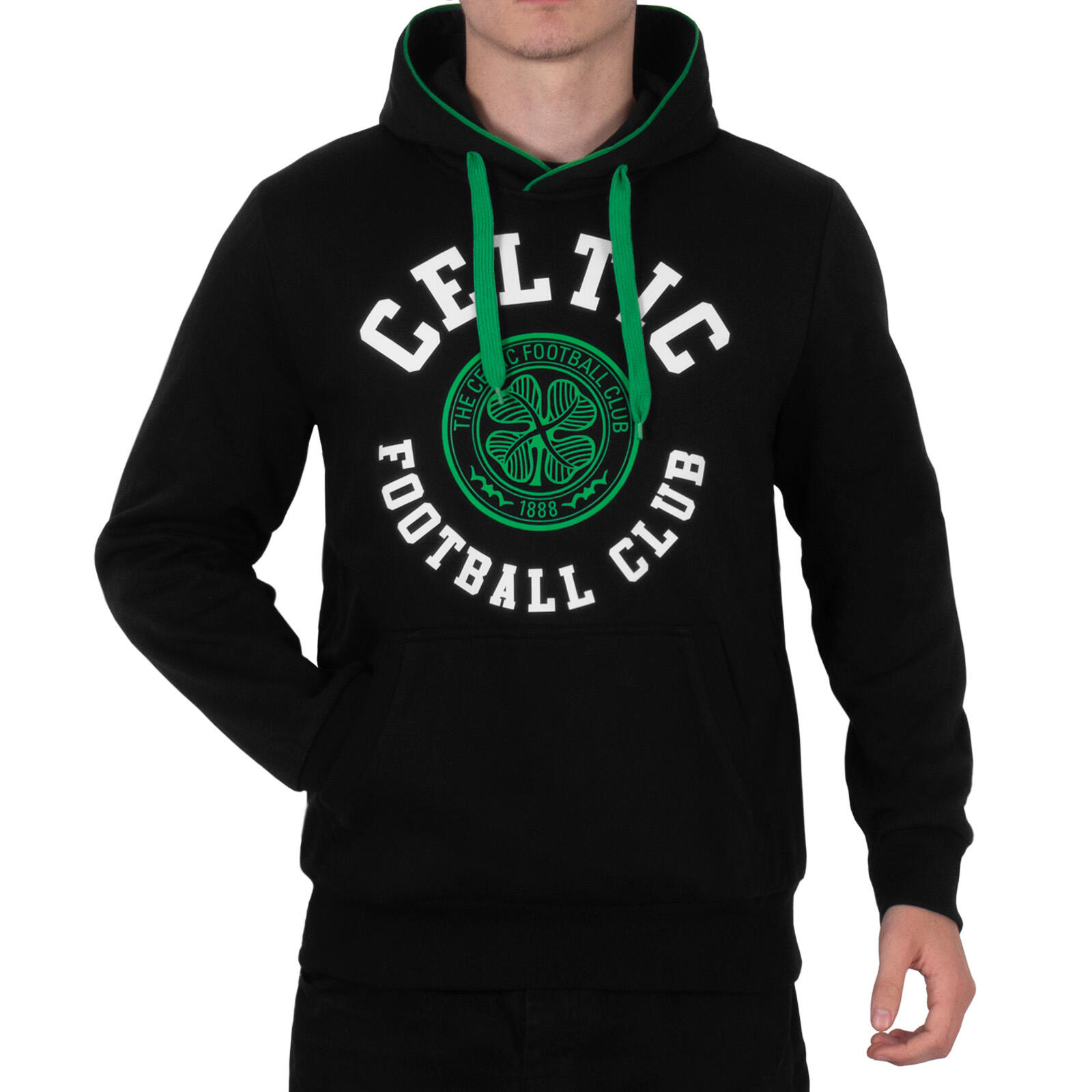 Celtic FC Mens Hoody Fleece Graphic OFFICIAL Football Gift