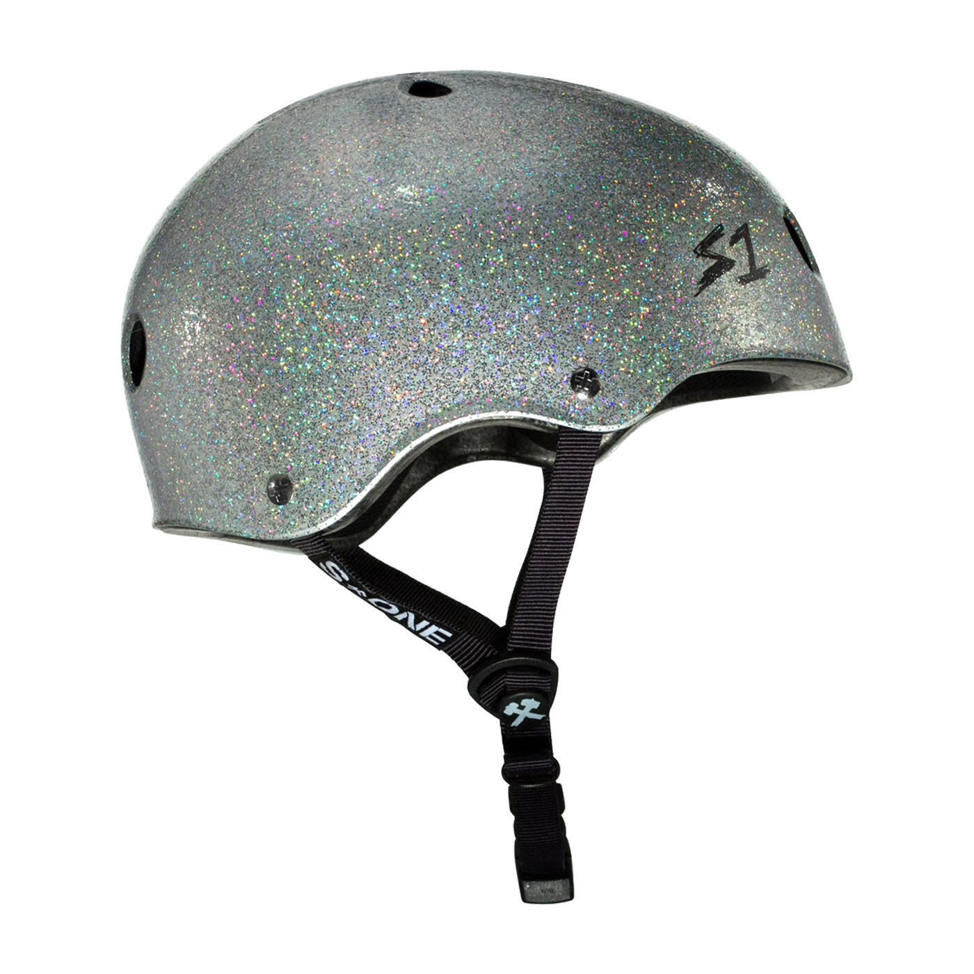 Kask ratunkowy S-One Lifer | Srebrny brokat | Rozmiar M | S-One 6/6