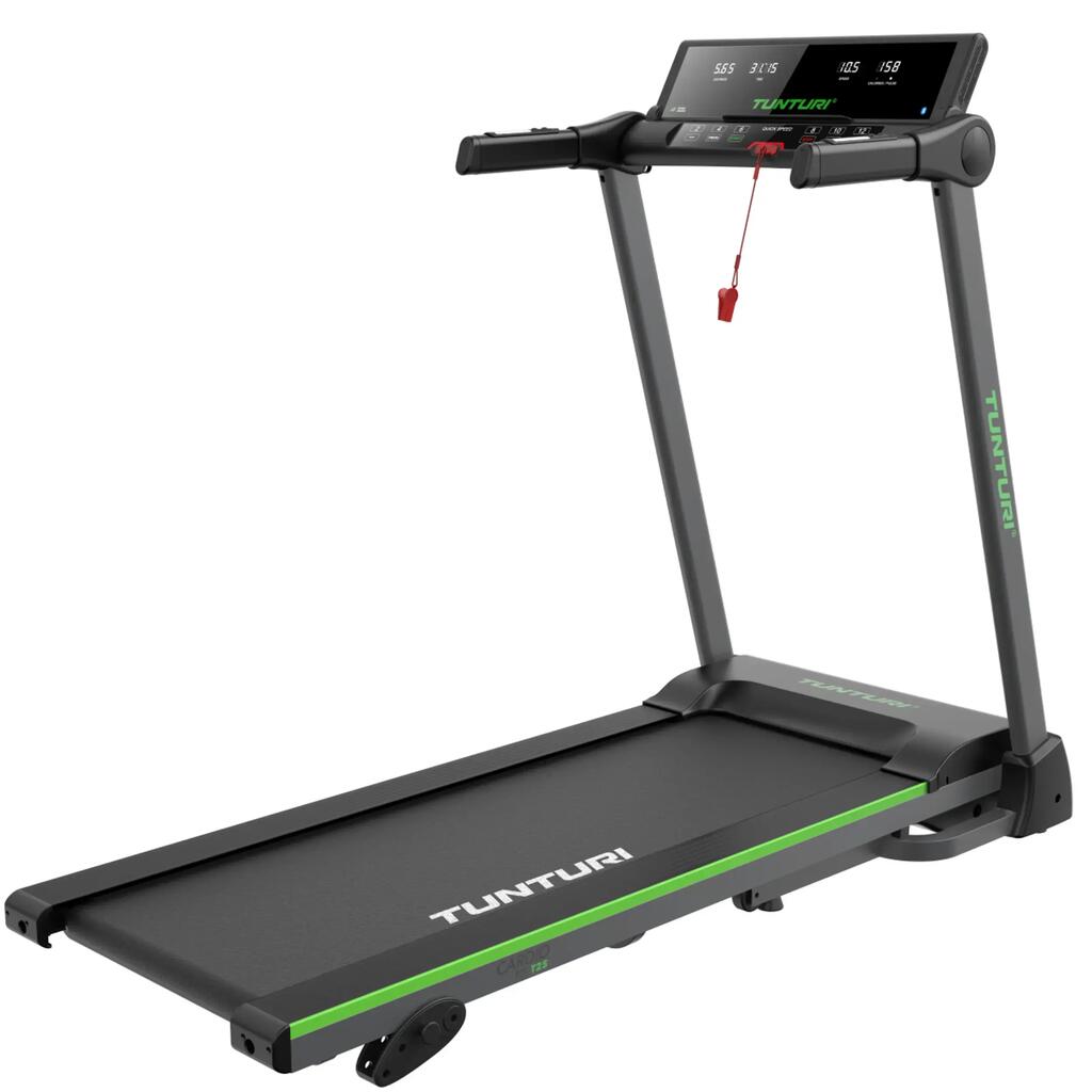 Cardio Fit T25 Treadmill Foldable - 18 Training Programs - Running Machine