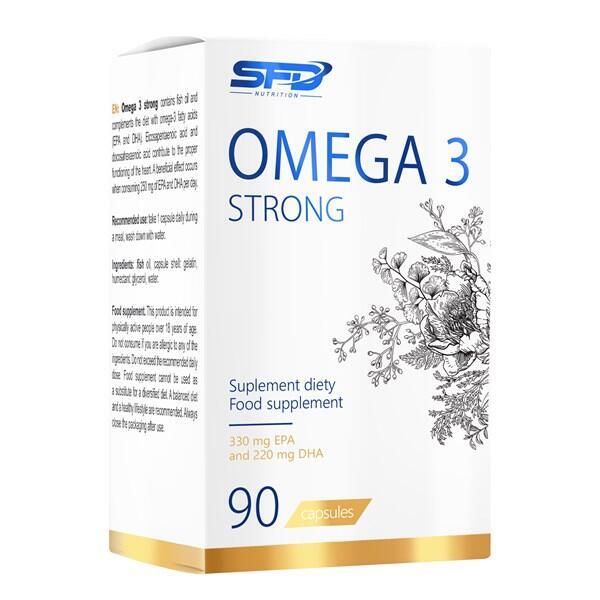 Kwasy tłuszczowe OMEGA 3 STRONG 90softgels