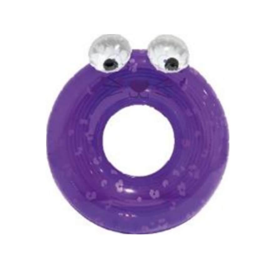 Swim Essentials Inflatable Swim Ring - Purple Leopard, 65 cm