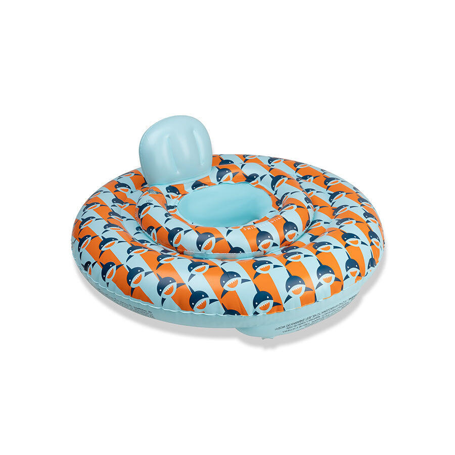Swim Essentials Inflatable Baby Swimseat - Tropic Shark, 0-1 yrs