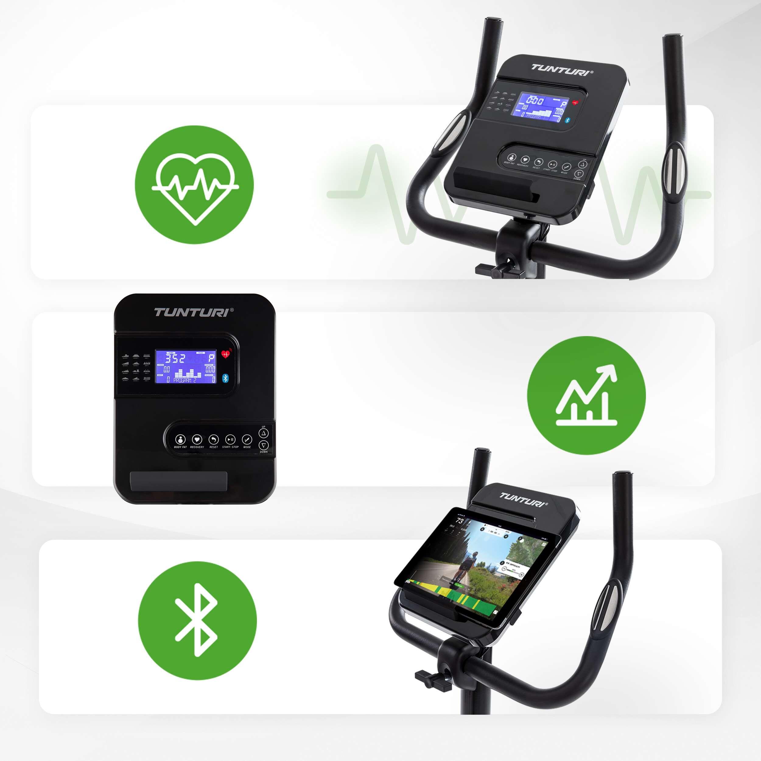 Bici Mantenerse en Forma Fitness Adjustable y Digital Tunturi Fitcycle 40 3/7