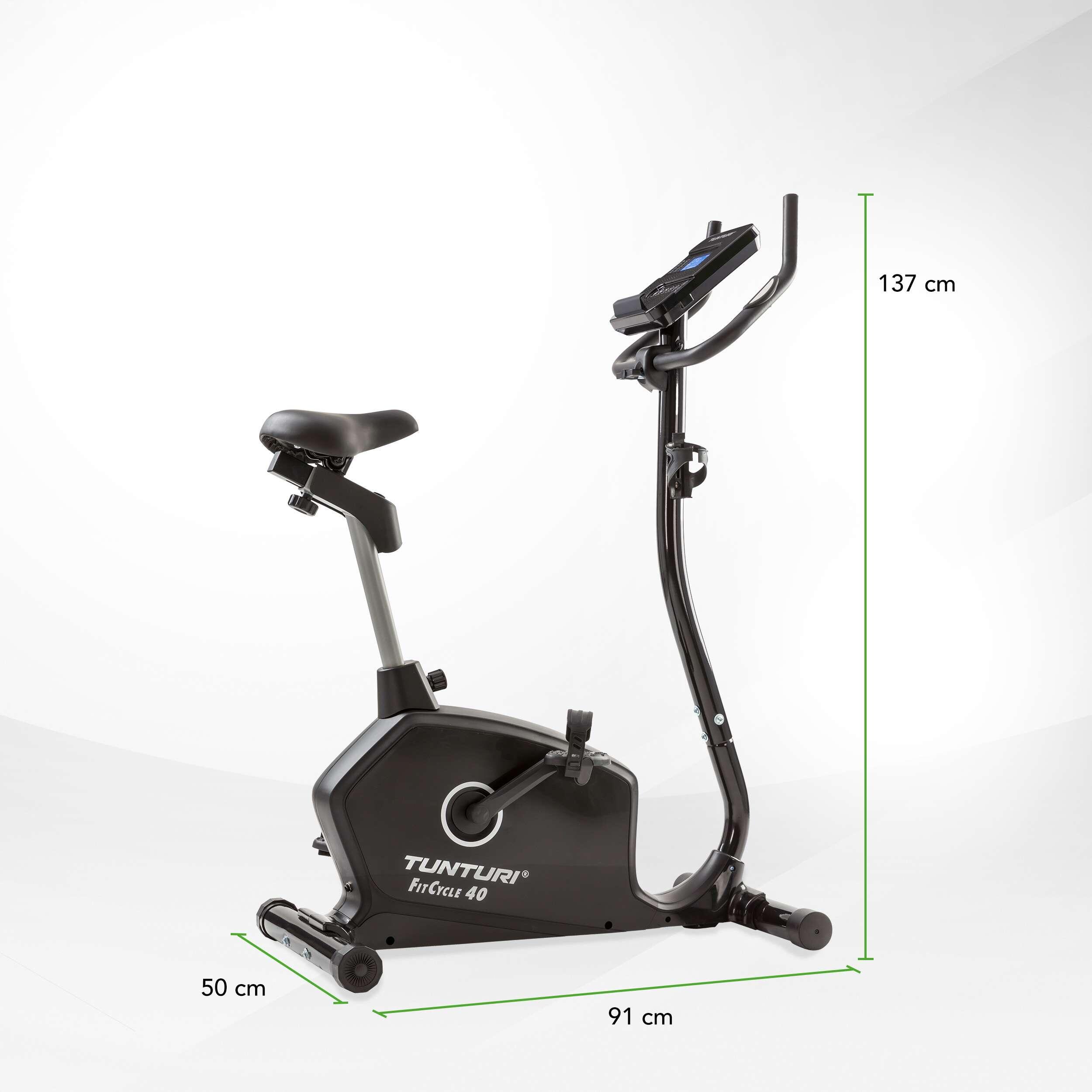 Bici Mantenerse en Forma Fitness Adjustable y Digital Tunturi Fitcycle 40 7/7