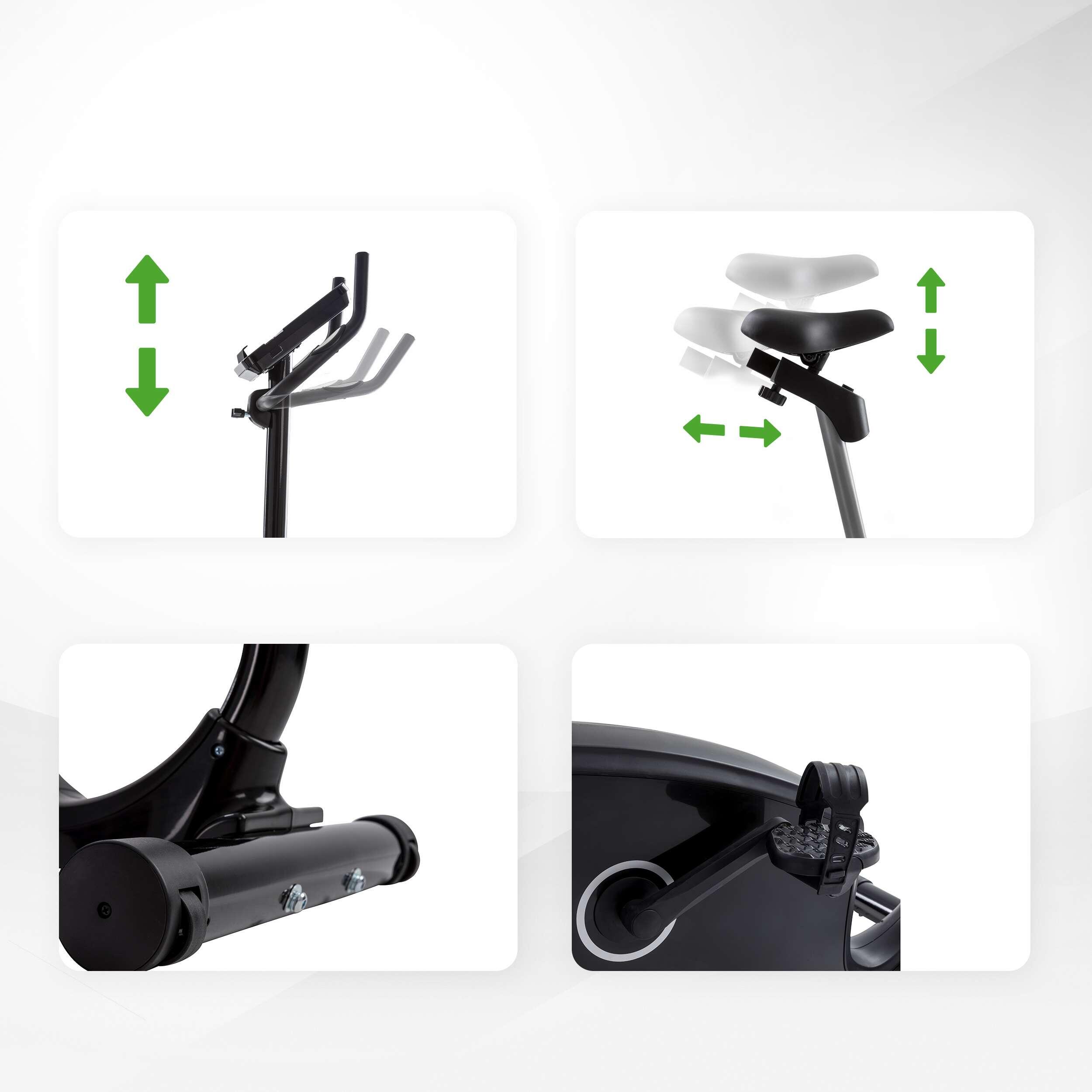 Bici Mantenerse en Forma Fitness Adjustable y Digital Tunturi Fitcycle 40 4/7