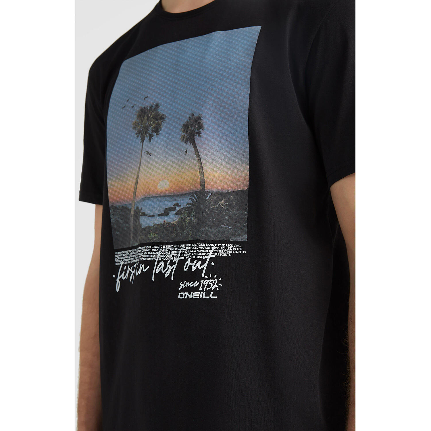 O'NEILL O'neill T-Shirts LOREN T-SHIRT  Hommes Black Out 7/7