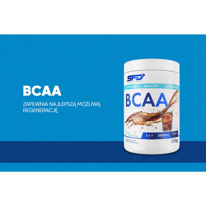 Aminokwasy BCAA 500g Cola