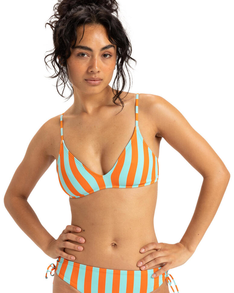 Stanik bikini typu bralette dla Kobiety PT BEACH CLASSICS Niebieski