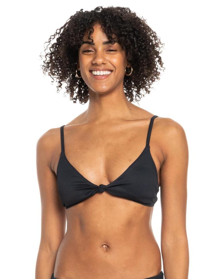 Stanik bikini dla Kobiety RIB ROXY LOVE THE SURF KNOT Czarny