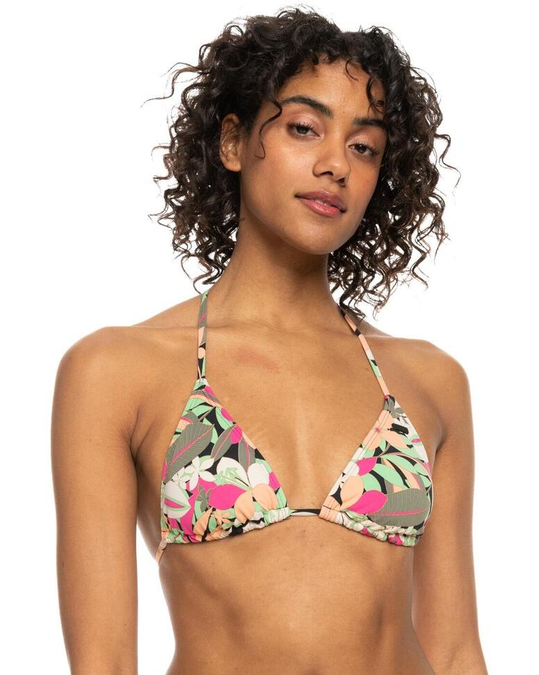 Top bikini tiki tri dla Kobiety PRINTED BEACH CLASSICS Czarny