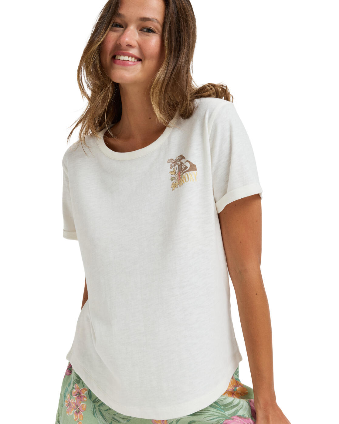 Camiseta de manga corta OCEANWAVE REGULAR Blanco Mujer 2/5