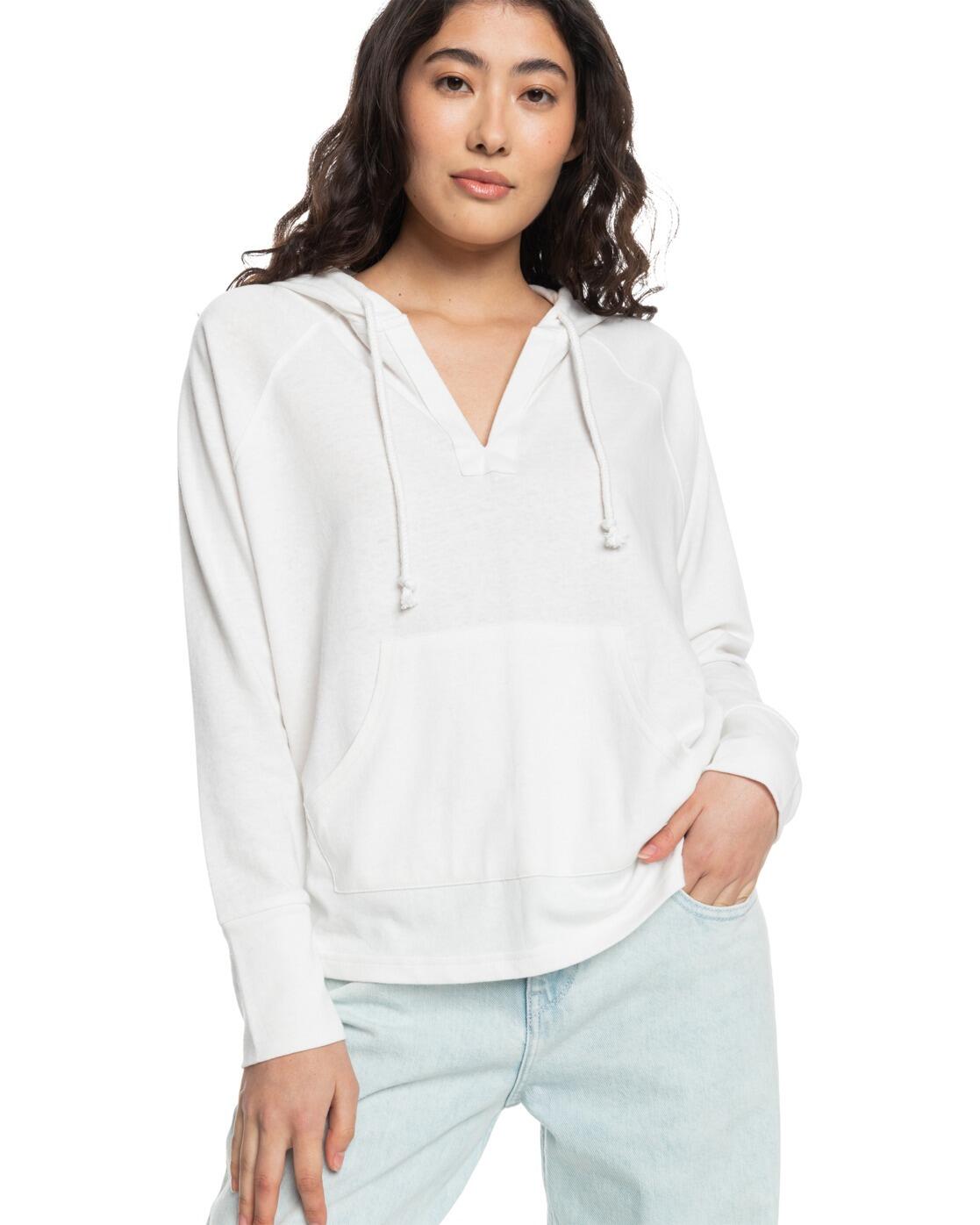 Sweat à capuche DESTINATION SURF Blanc Femme 2/4