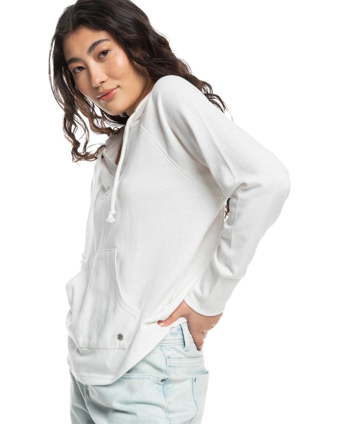Sudadera con capucha DESTINATION SURF Blanco Mujer 4/4
