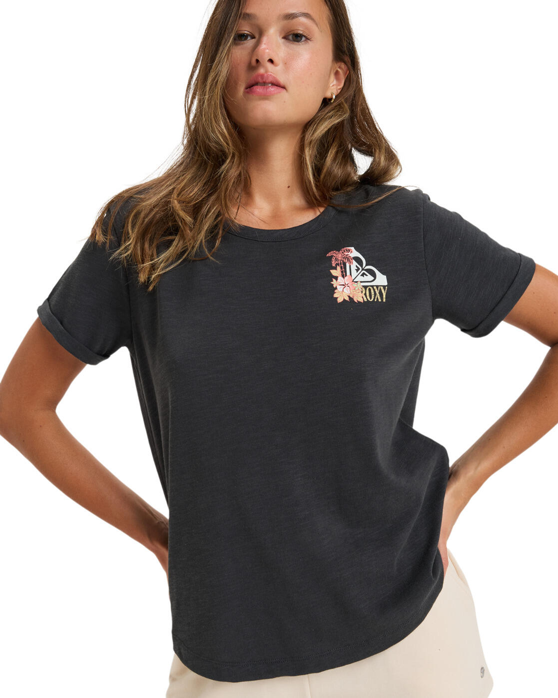 T-Shirt OCEANWAVE REGULAR Schwarz Frauen 2/5