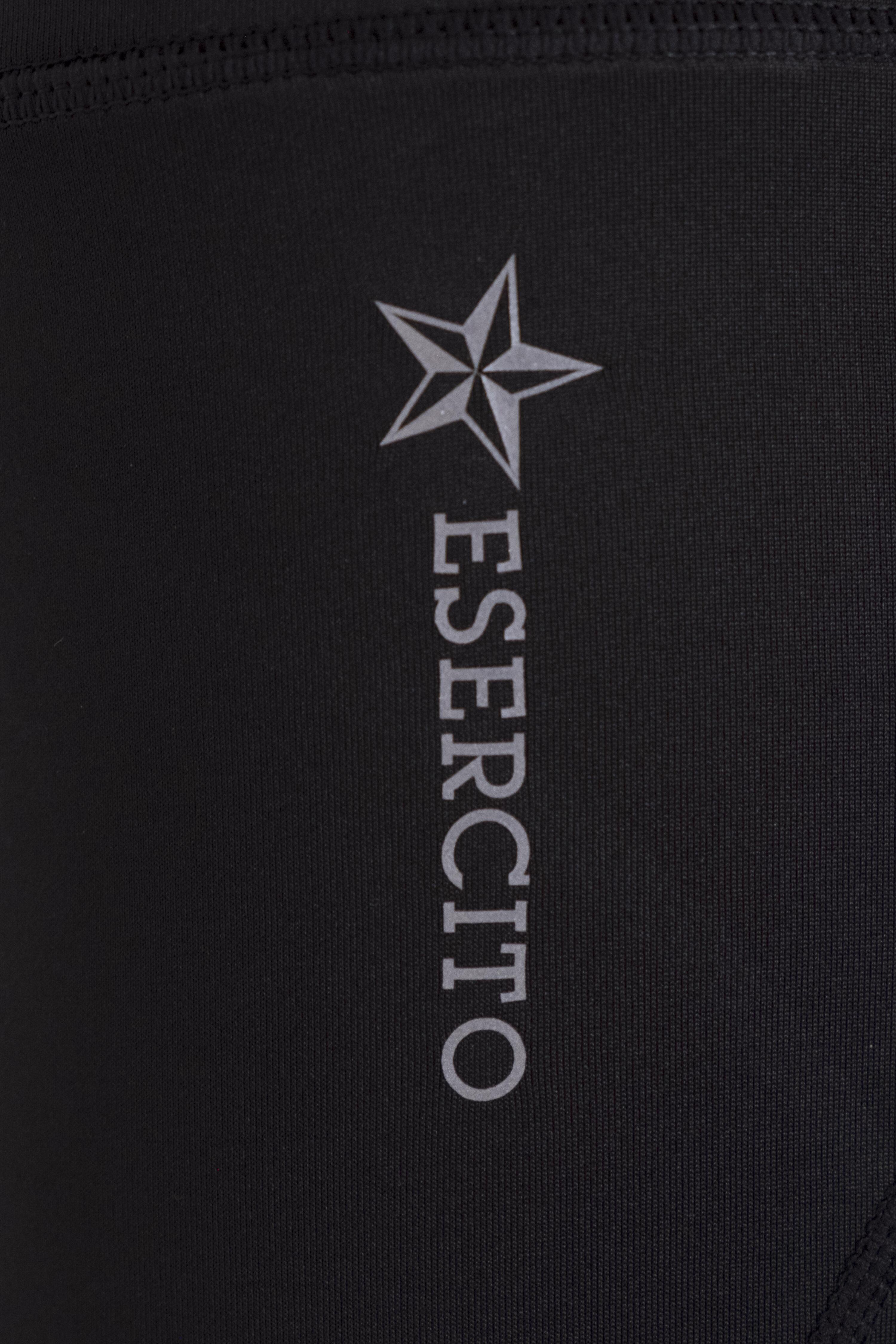 Leggings Esercito tecnico multisport neri donna 3/4