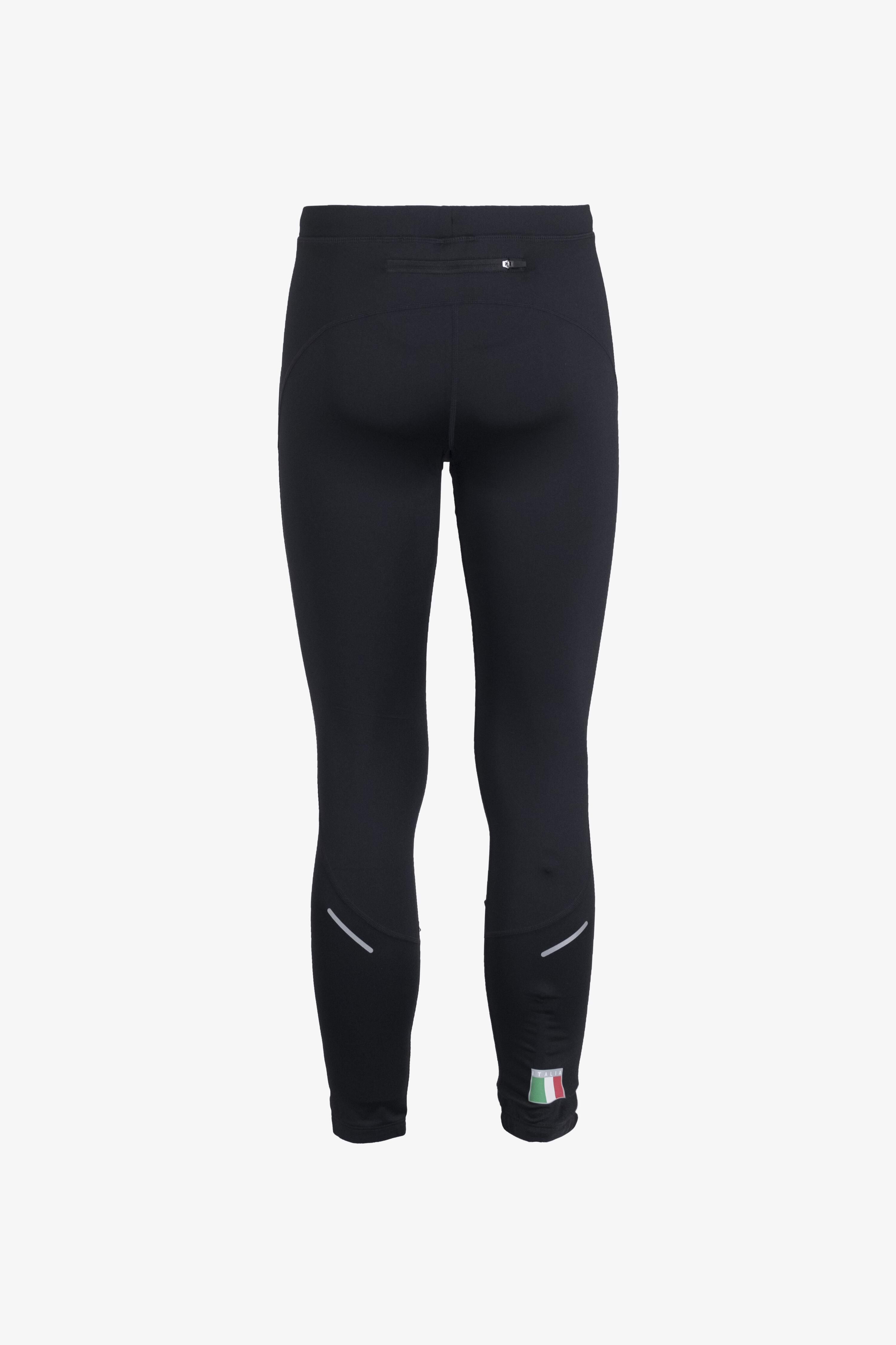 Legging Esercito running neri uomo 2/4