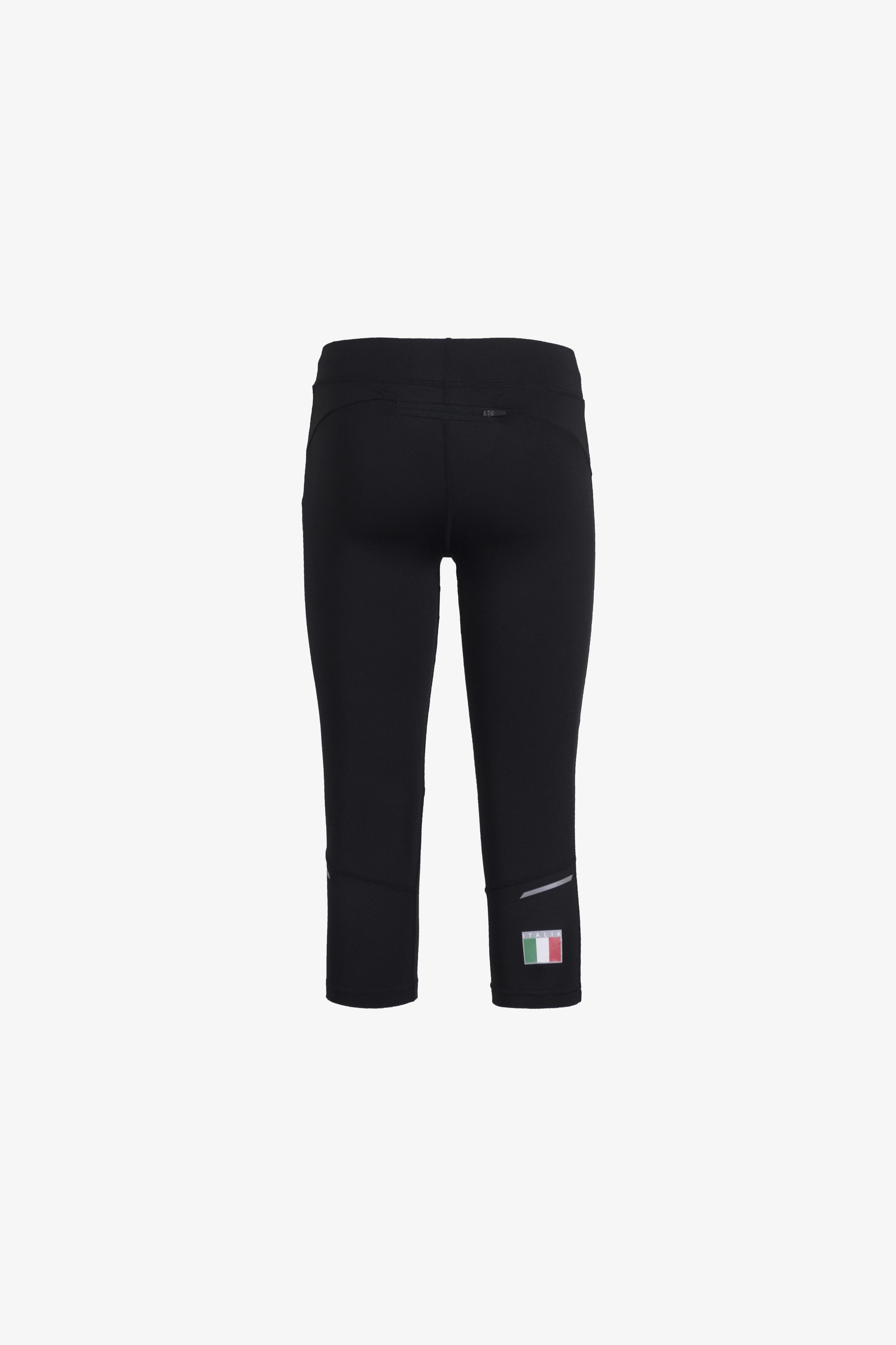 Esercito Sportswear Leggings mid-calf running donna 2/4