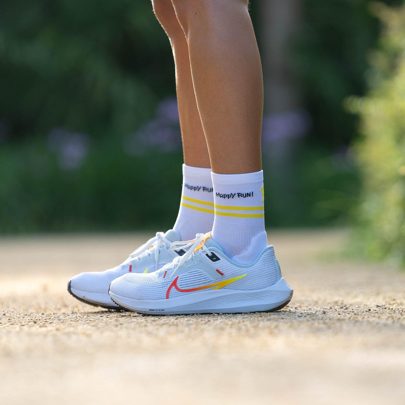 HAPPY RUN WHITE - CALCETÍN RUN ULTRALIGHT 3/5