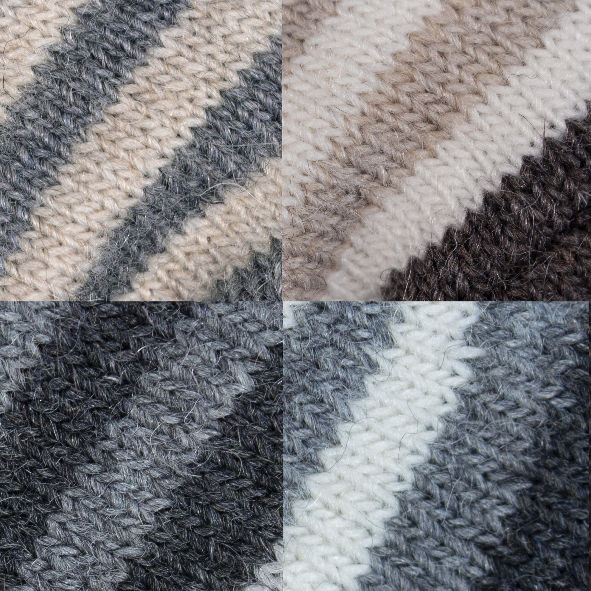 Jungen Mädchen Wintersocken Kinder Ringelsocken Alpakawolle warm weich 4er Pack 5/7