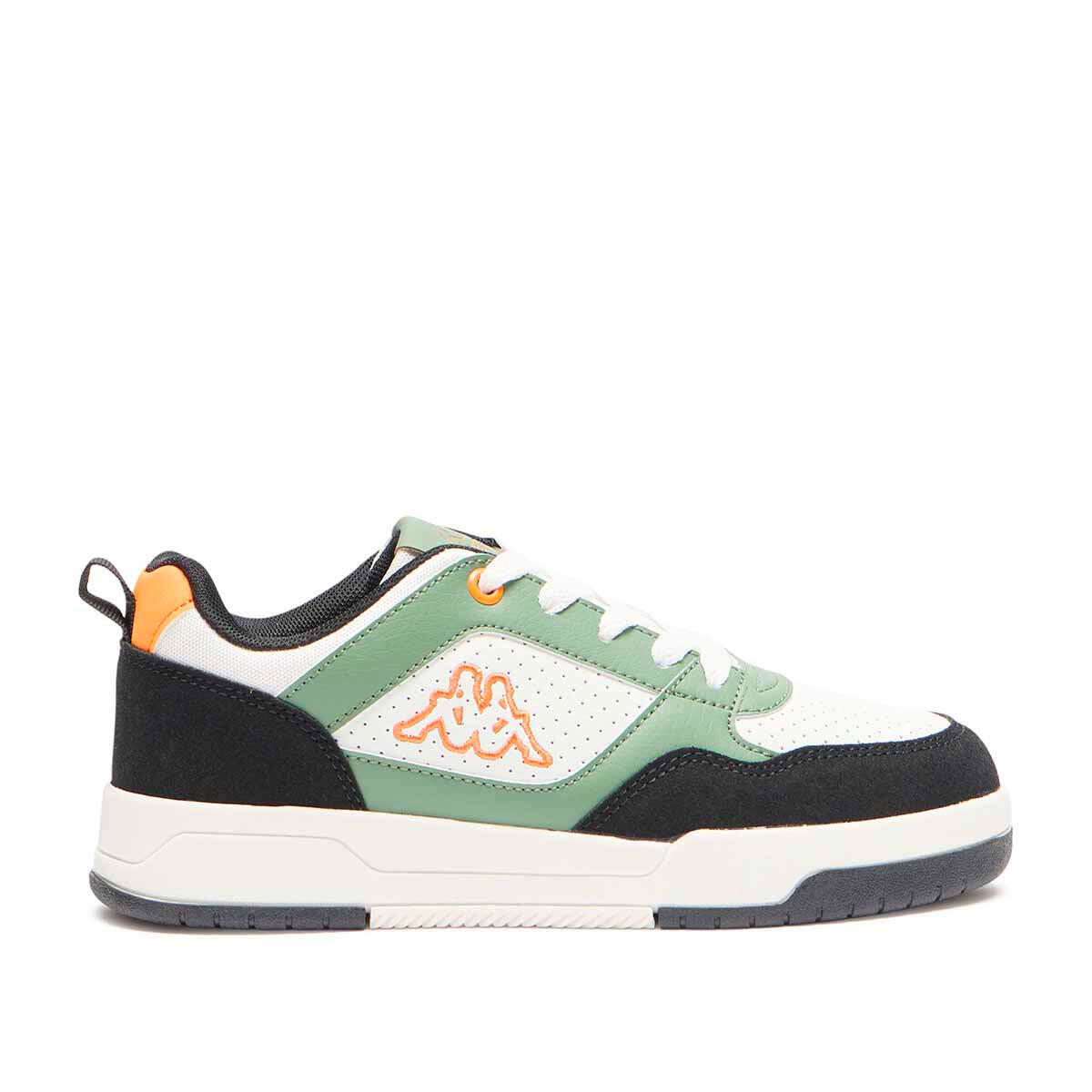 Kappa - Baskets Enfant Manis Blanc, Vert, Orange - Baskets - Blanc - Decathlon