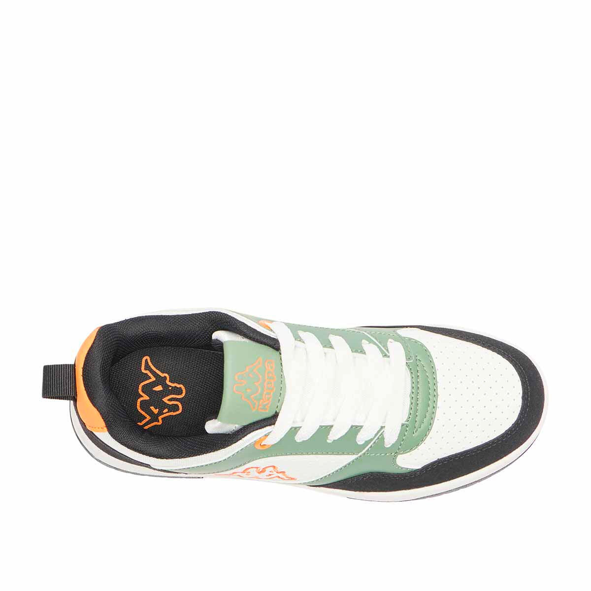 Zapatillas Kappa Manis para Niño Blancas/Verdes/Negras 5/7