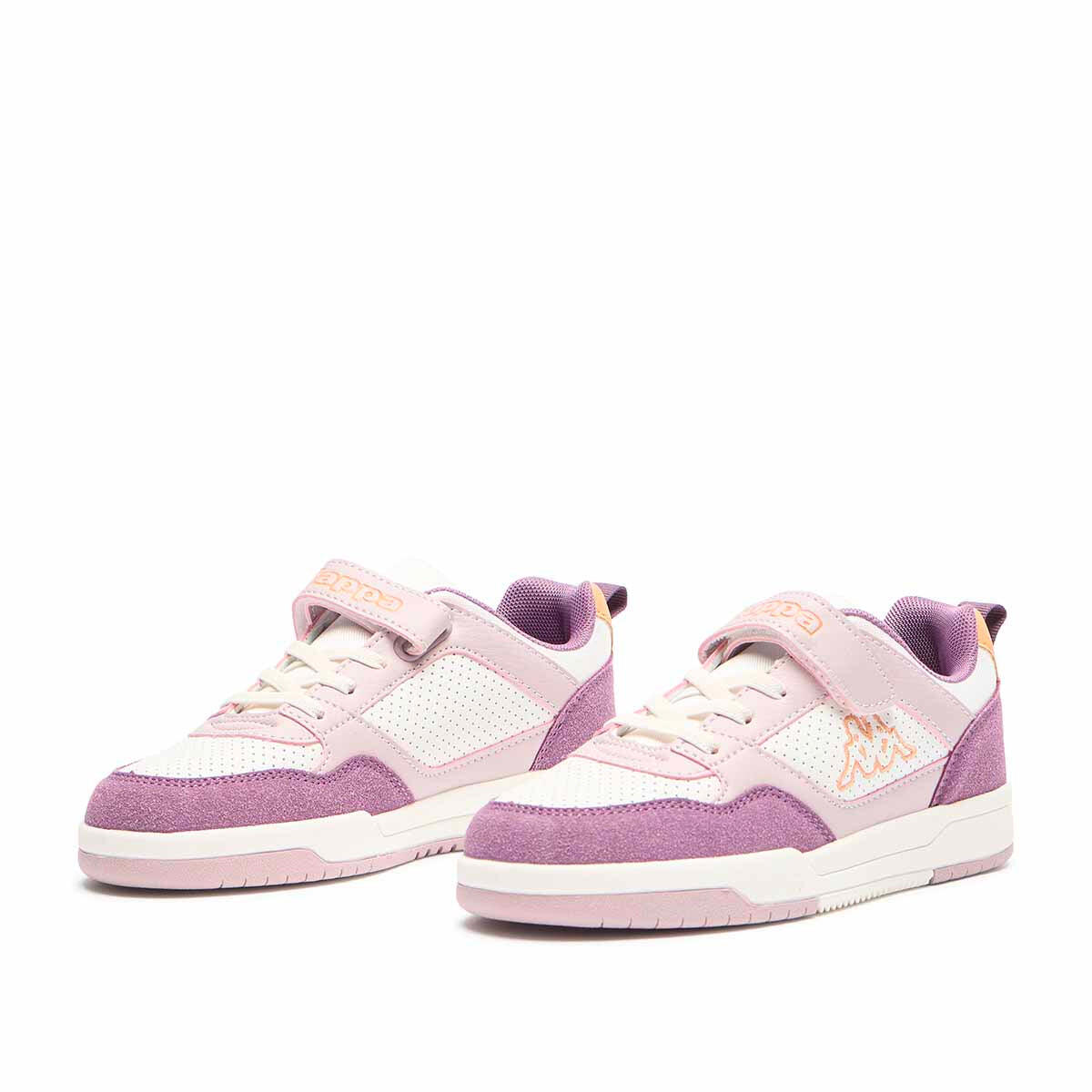 Baskets enfant Manis Ev blanc, violet, orange 2/6