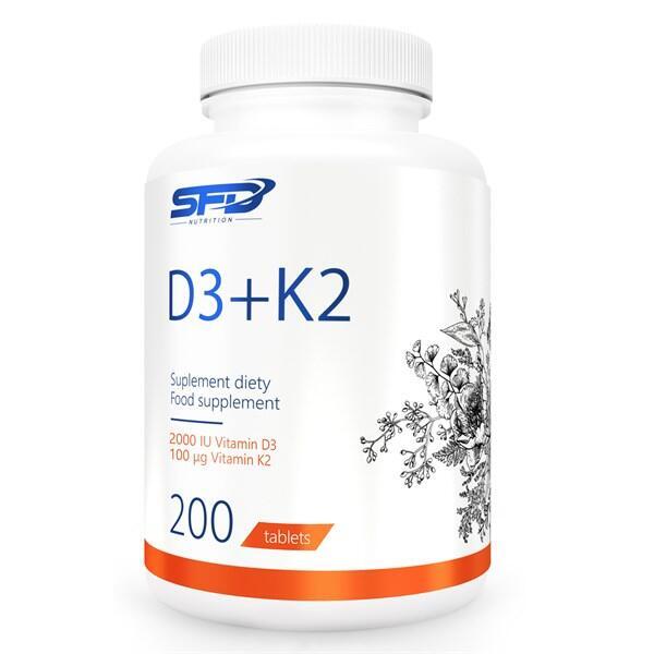Witamina D3 + K2 200 tabletek