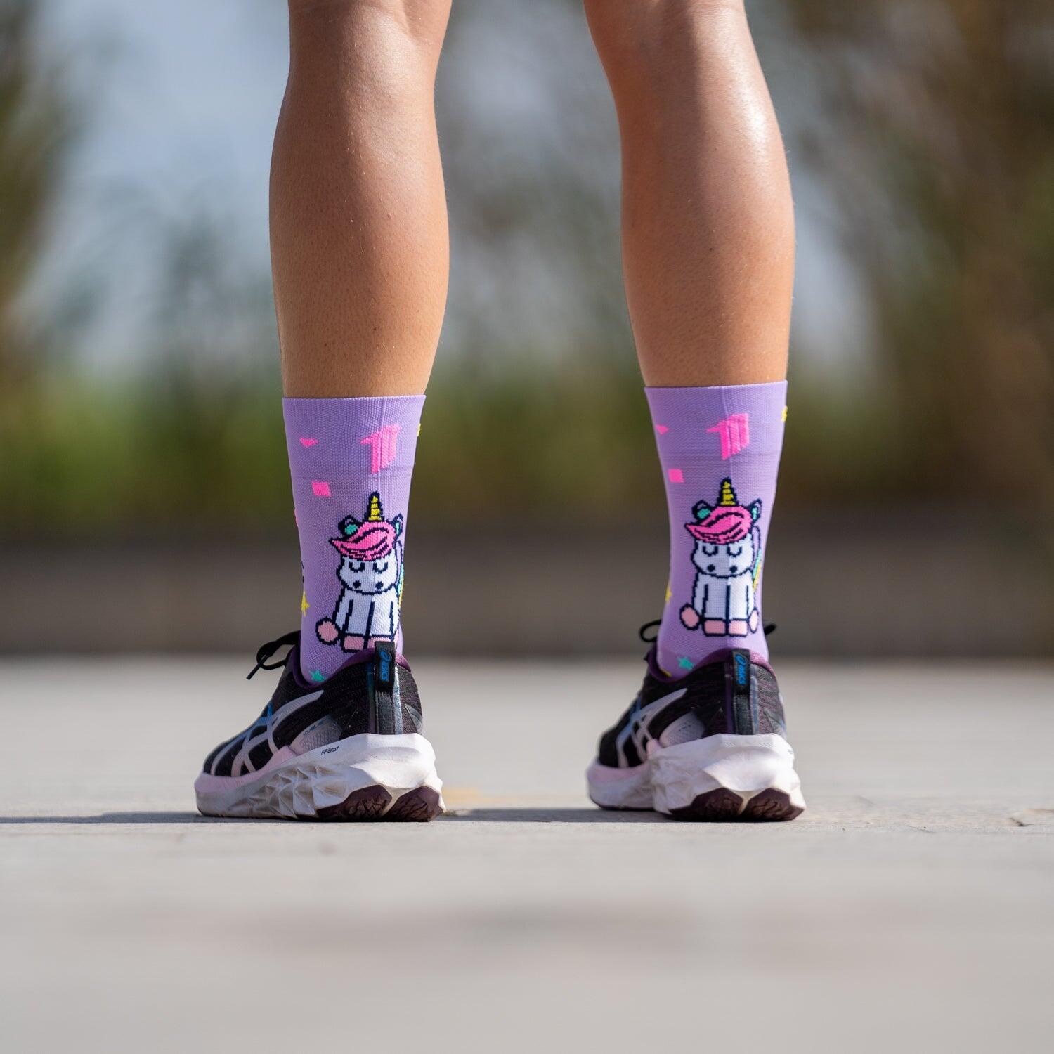 STAY MAGIC PURPLE - CHAUSSETTE DE COURSE 3/6
