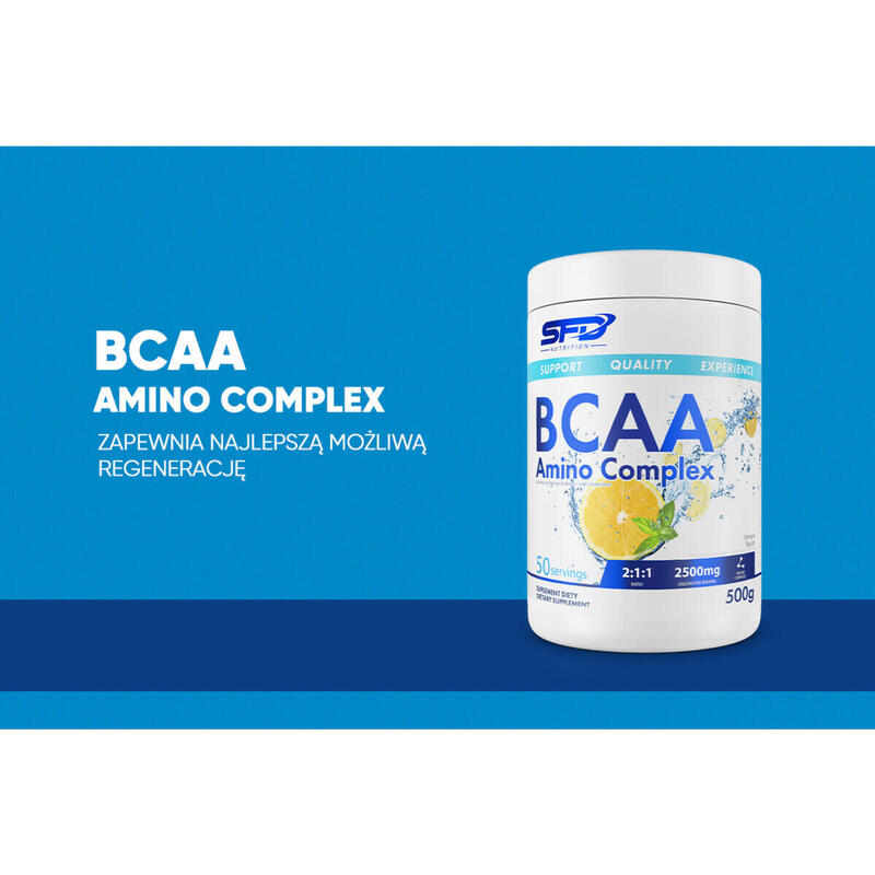 Aminokwasy BCAA AMINO COMPLEX 500g Cytryna