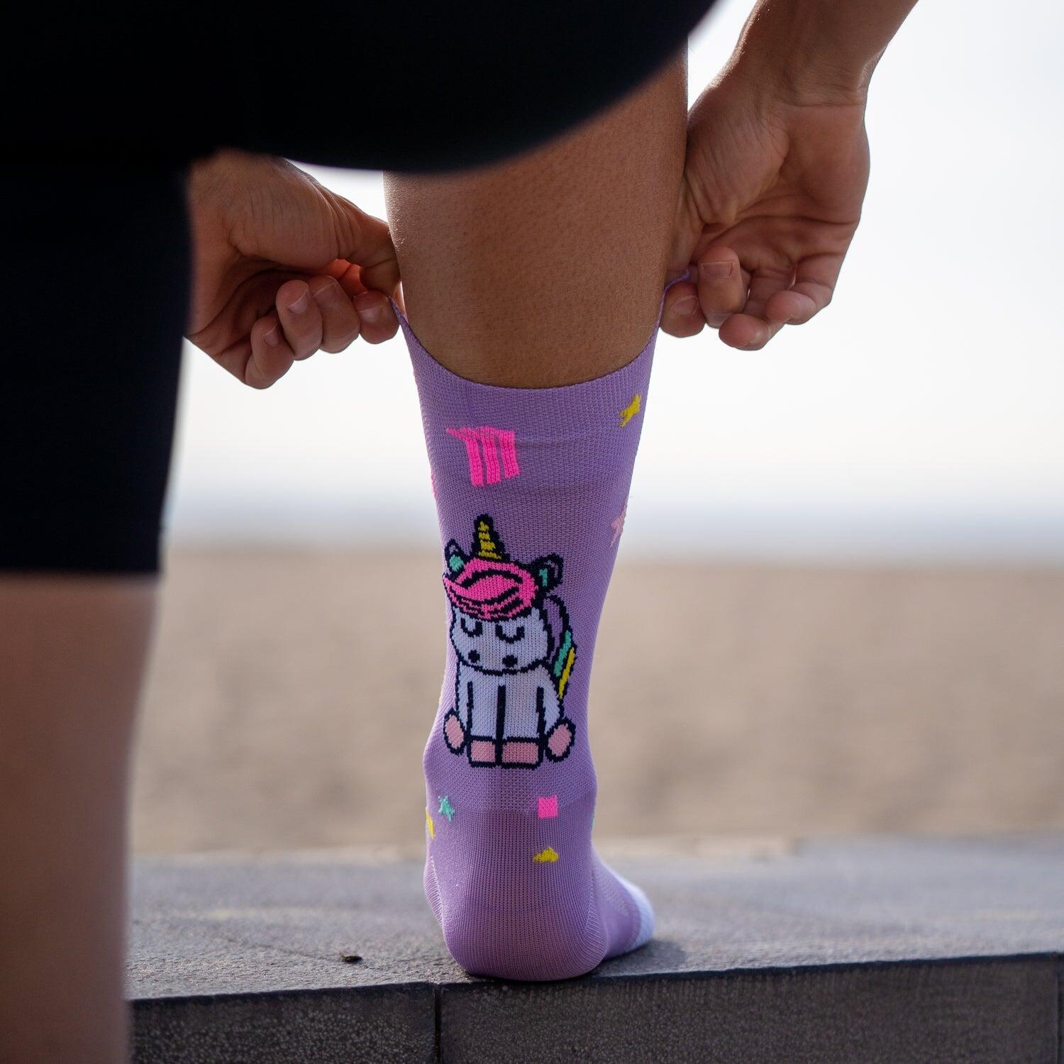 STAY MAGIC PURPLE - CHAUSSETTE DE COURSE 5/6