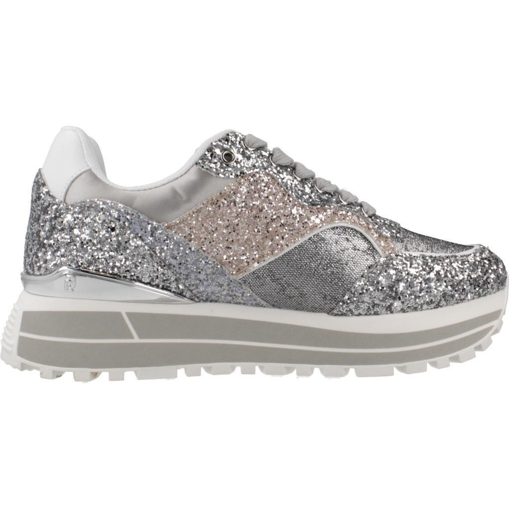 Chaussure de randonnée Baskets Femme Liujo LIU JO MAXI WONDER 73 Argent 4/5