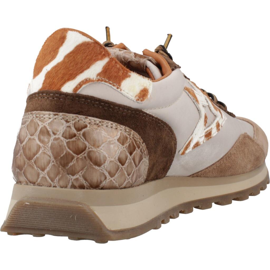 Deportivas Casual Mujer Suela Plana - Modelo C-1259 Beige 3/5