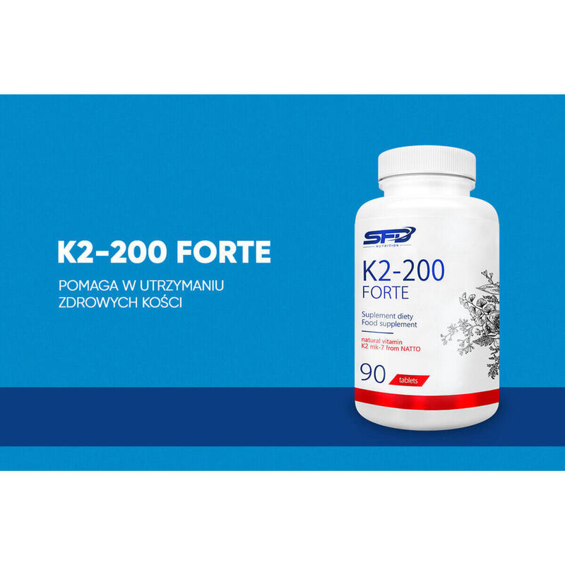 Witamina K2-200 FORTE 90 tabletek
