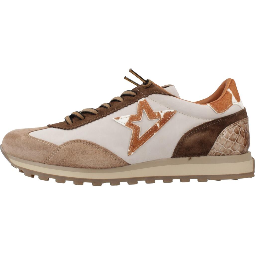 Deportivas Casual Mujer Suela Plana - Modelo C-1259 Beige 2/5