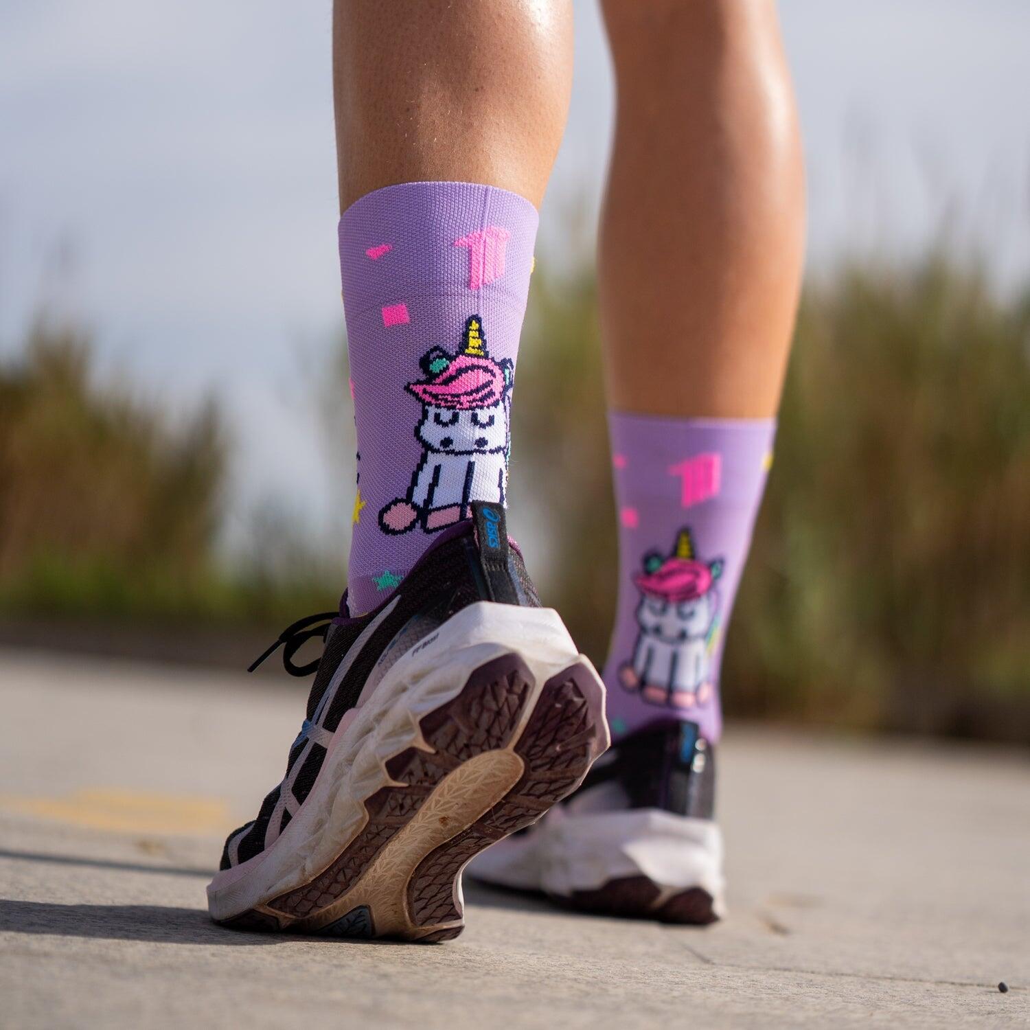 STAY MAGIC PURPLE - CHAUSSETTE DE COURSE 4/6