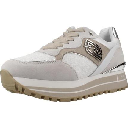 Baskets femme Liujo Maxi Wonder 73, plateforme 5 cm, blanc