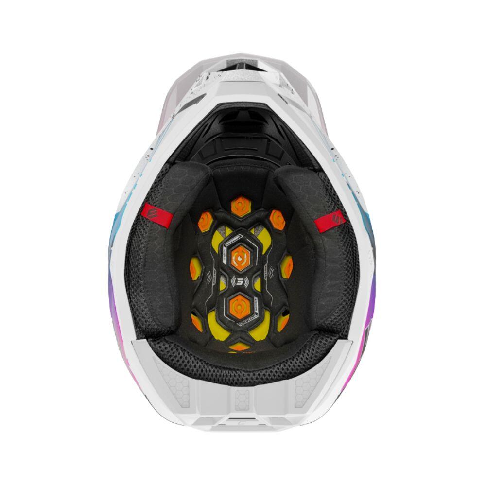 Casque Shot Lite - Racing White Pink Pearly 4/5